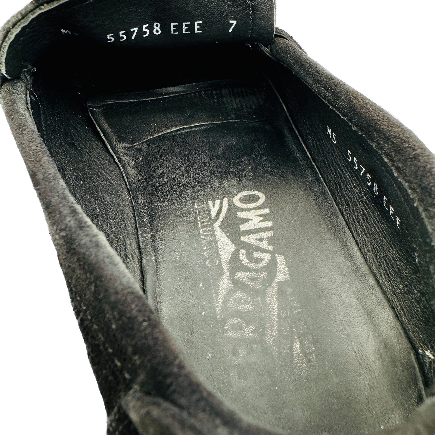 Salvatore Ferragamo Black Horsebit Loafer Shoes (Size 40.5/41)