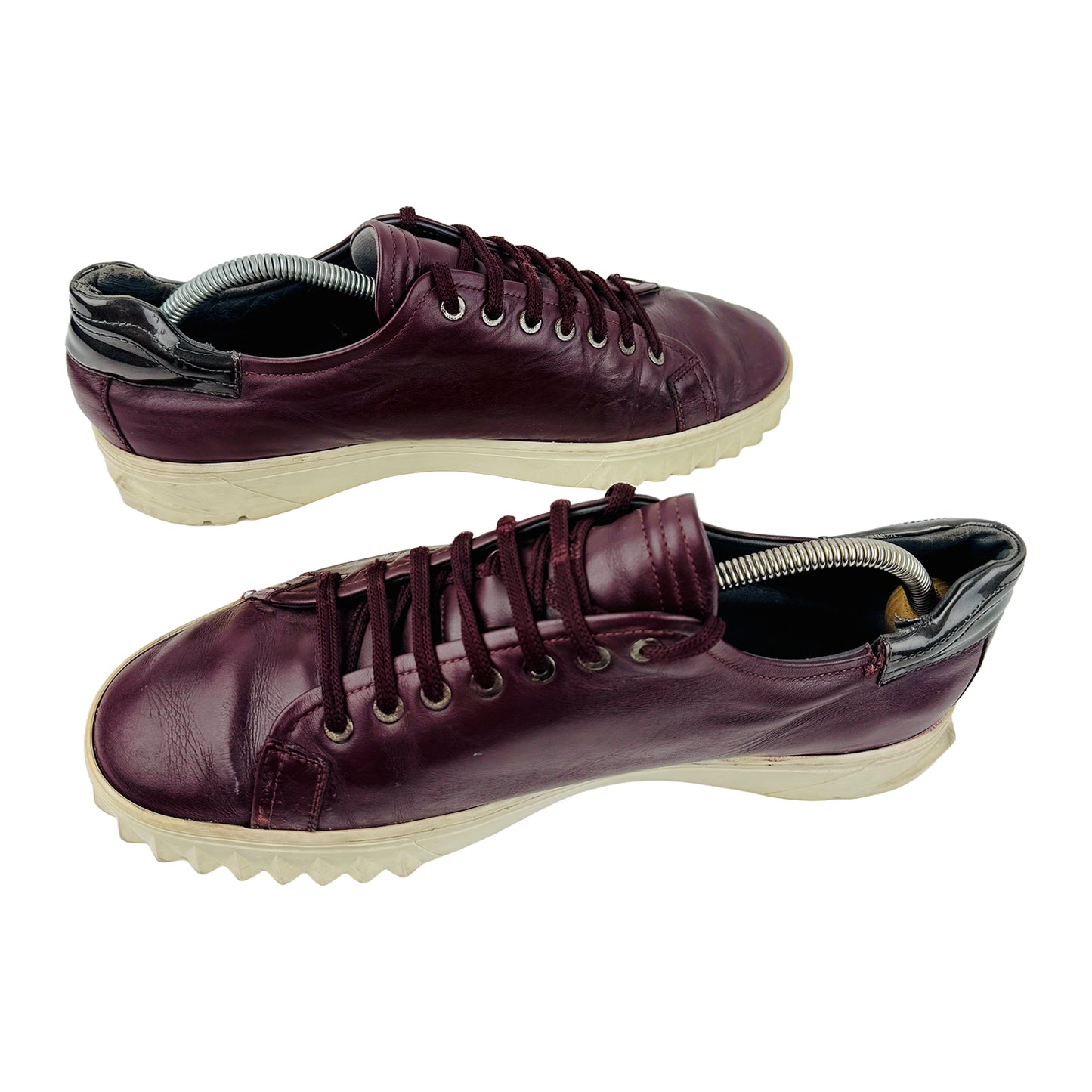 Salvatore Ferragamo Cube Leather Sneaker Shoes (Size 44.5/45)
