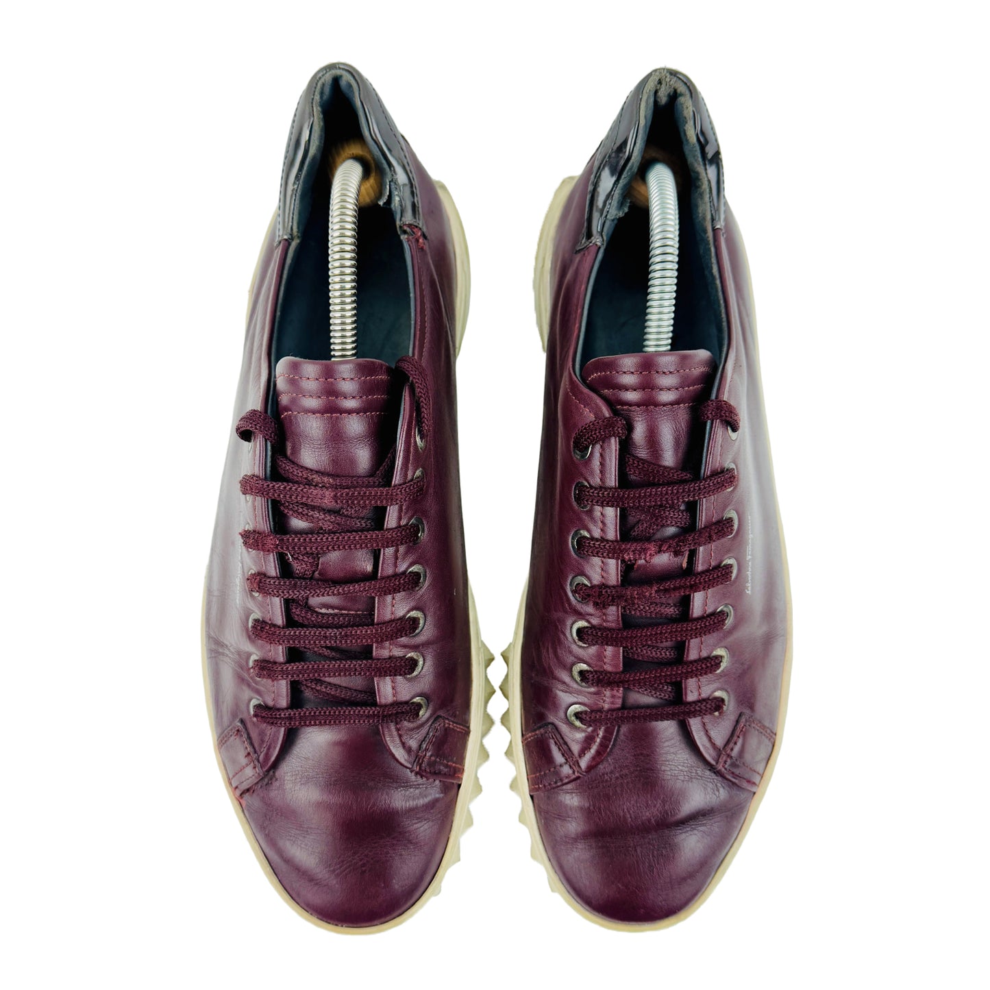 Salvatore Ferragamo Cube Leather Sneaker Shoes (Size 44.5/45)