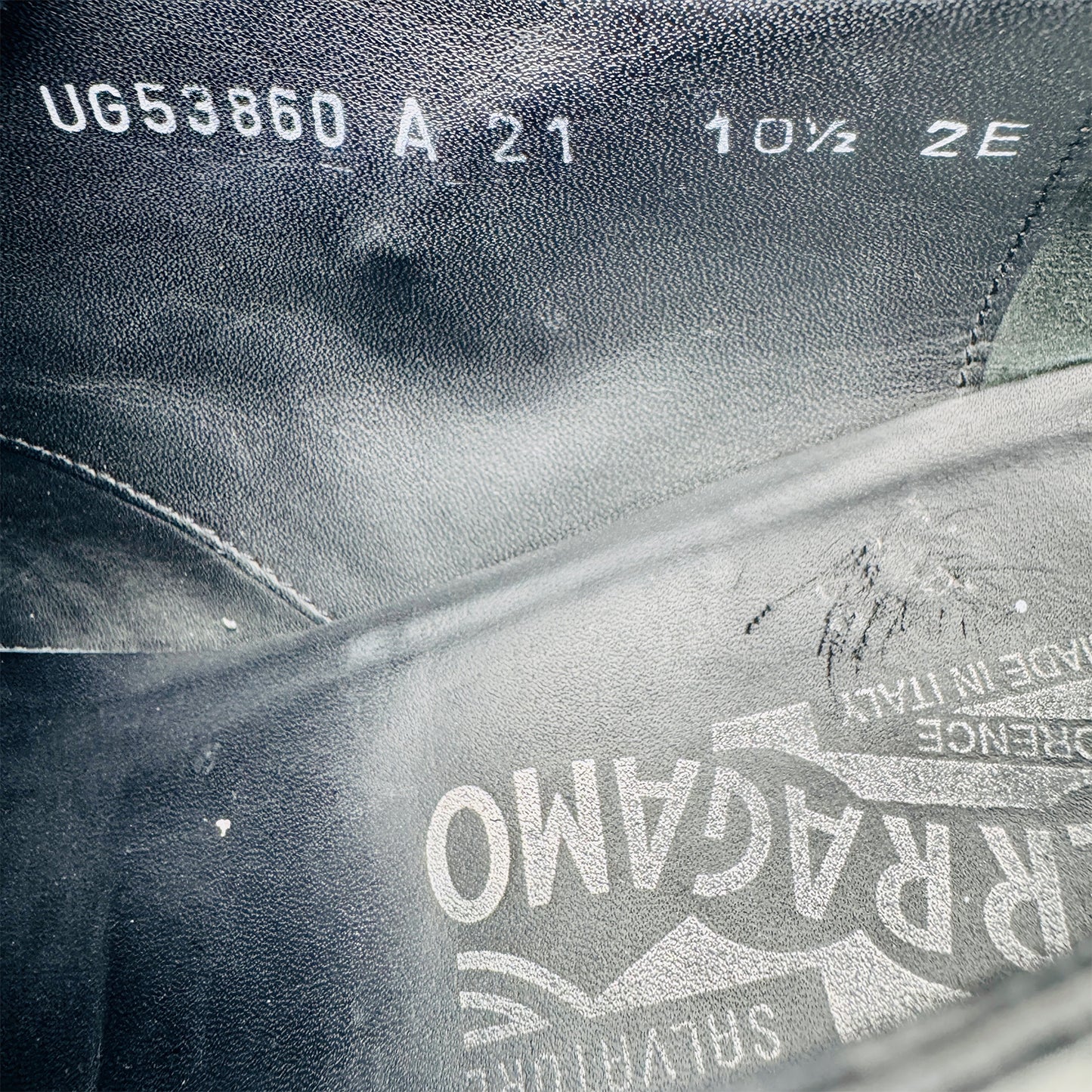 Salvatore Ferragamo Double Strap Vibram Sole Shoes (Size 44/44.5)