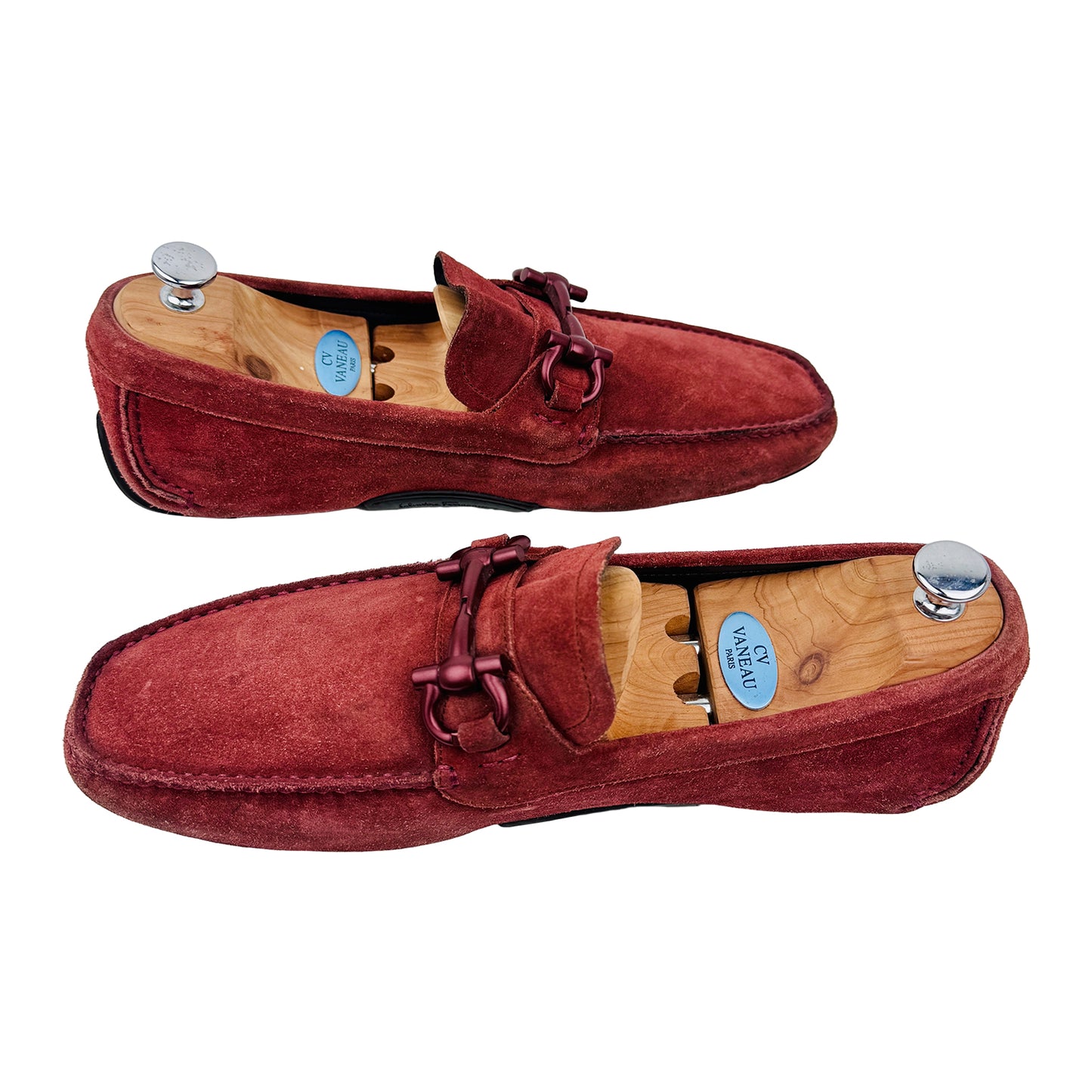 Salvatore Ferragamo Driver With Gancini Ornament Loafers (Size 44/44.5)