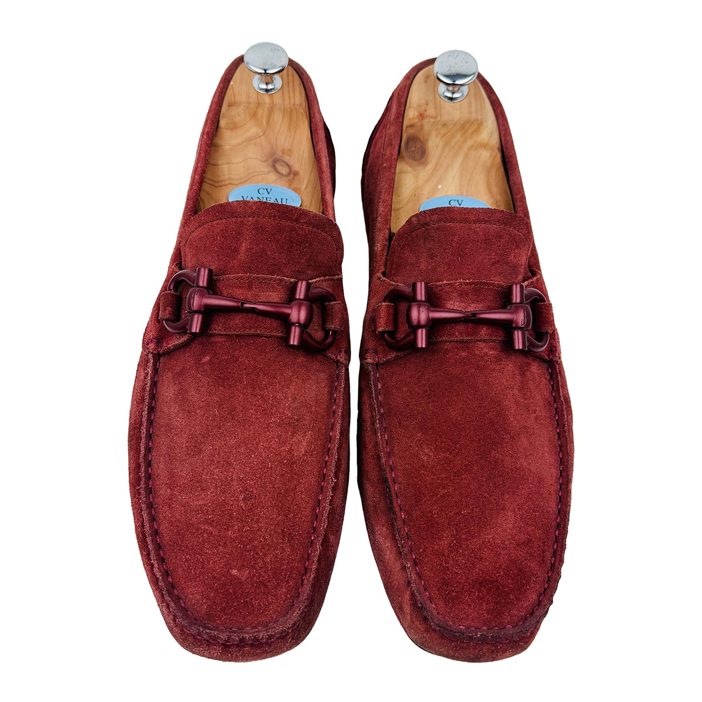 Salvatore Ferragamo Driver With Gancini Ornament Loafers (Size 44/44.5)