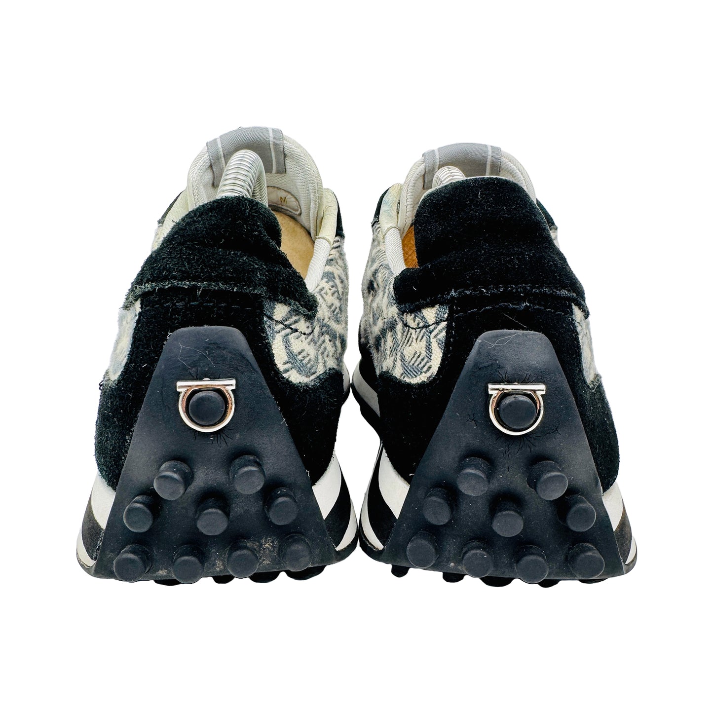Salvatore Ferragamo Gancini Printed Sneakers (Size 42)