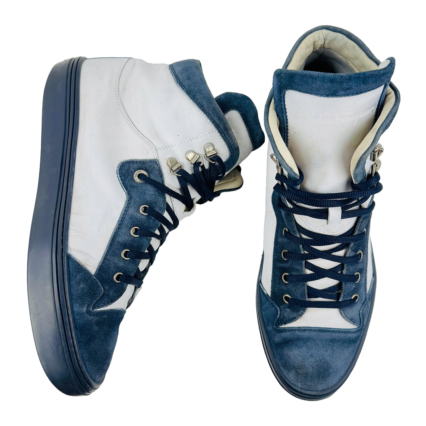 Salvatore Ferragamo High Top Trainer Shoes (Size 45/45.5)