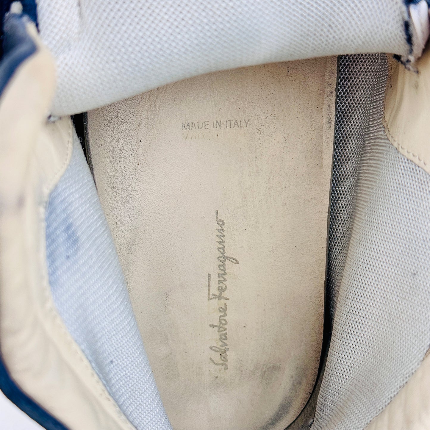 Salvatore Ferragamo High Top Trainer Shoes (Size 45/45.5)