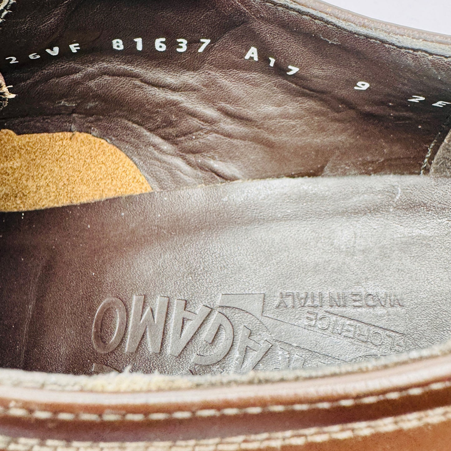 Salvatore Ferragamo Leather Oxford Dress Shoes (Size 42.5/43)