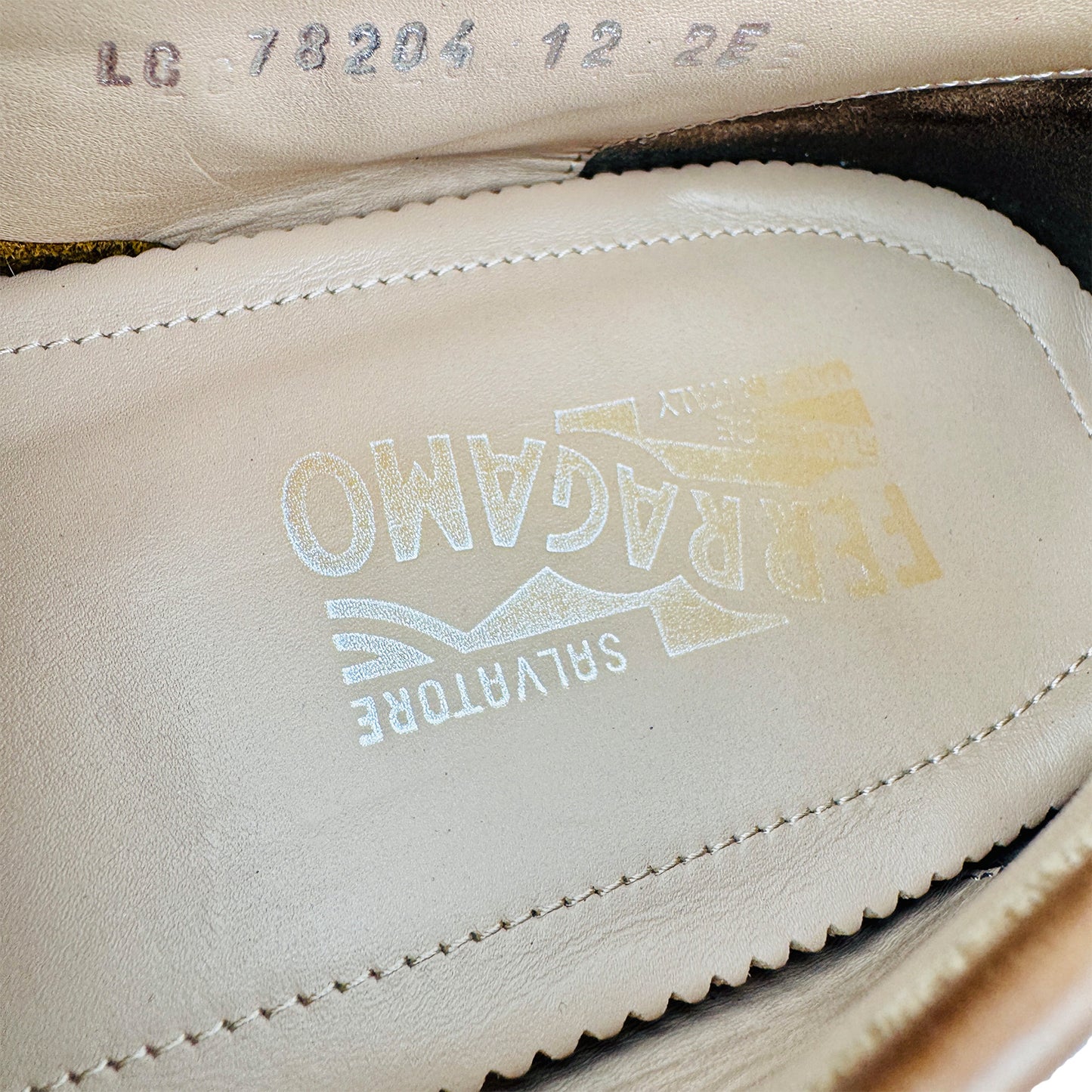 Salvatore Ferragamo Moccasin With Gancini Ornament Shoes (Size 46/47)