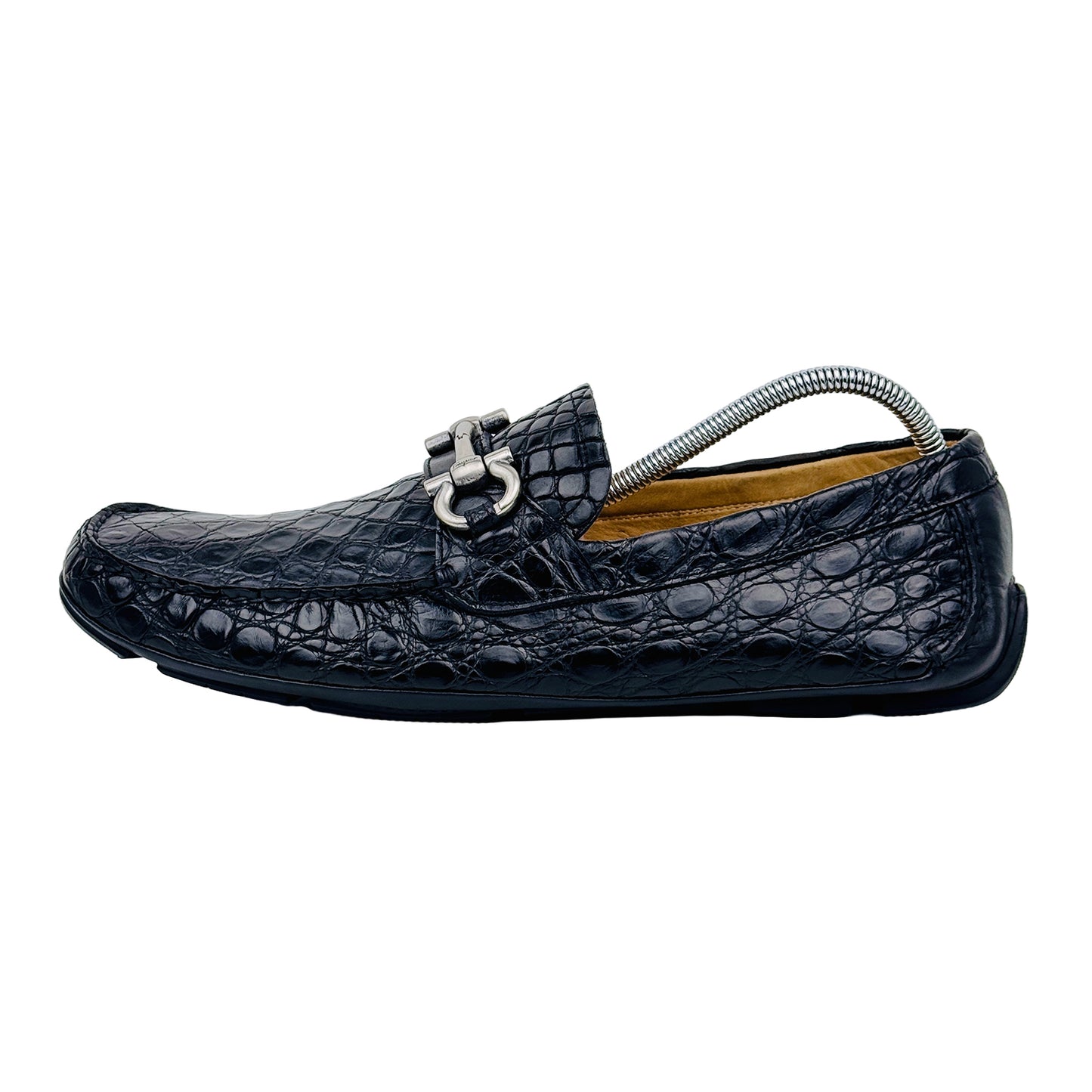 Salvatore Ferragamo Parigi Crocodile Leather Loafers (Size 45/45.5)
