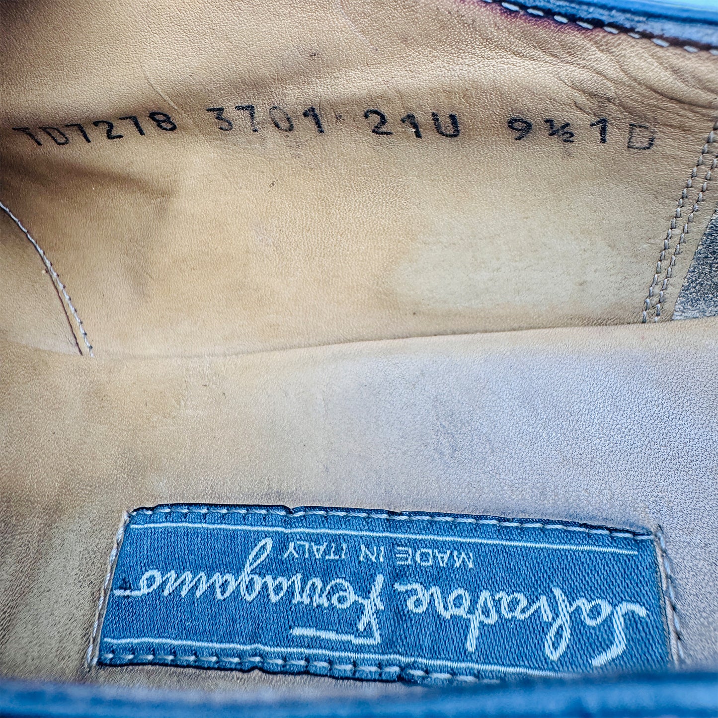 Salvatore Ferragamo Tramezza Burgundy Oxford Shoes (Size 43/43.5)