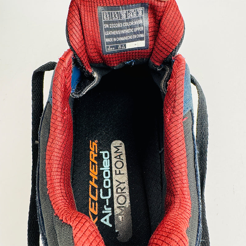Skechers Bounder Rivato Waterproof Sneaker Shoes (Size 39/39.5) - 232283 NVBK