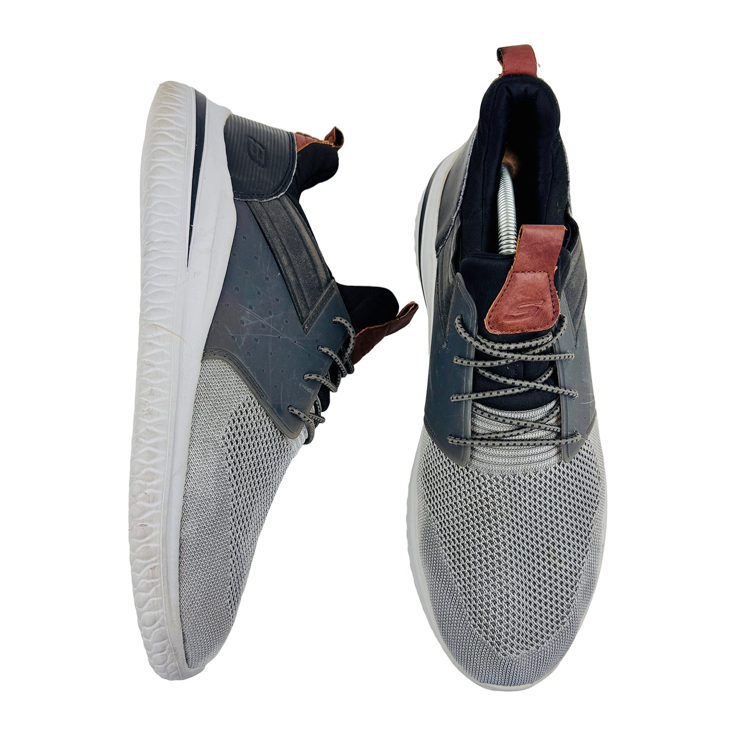 Skechers Delson 3.0 Cicada Shoes (Size 46/46.5) - 210238 GYBK