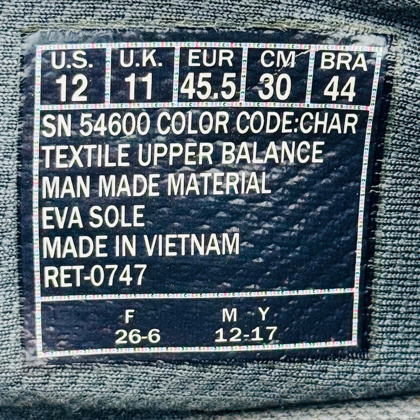 Skechers Go Walk Max Shoes (Size 45.5) - 54600 CHAR