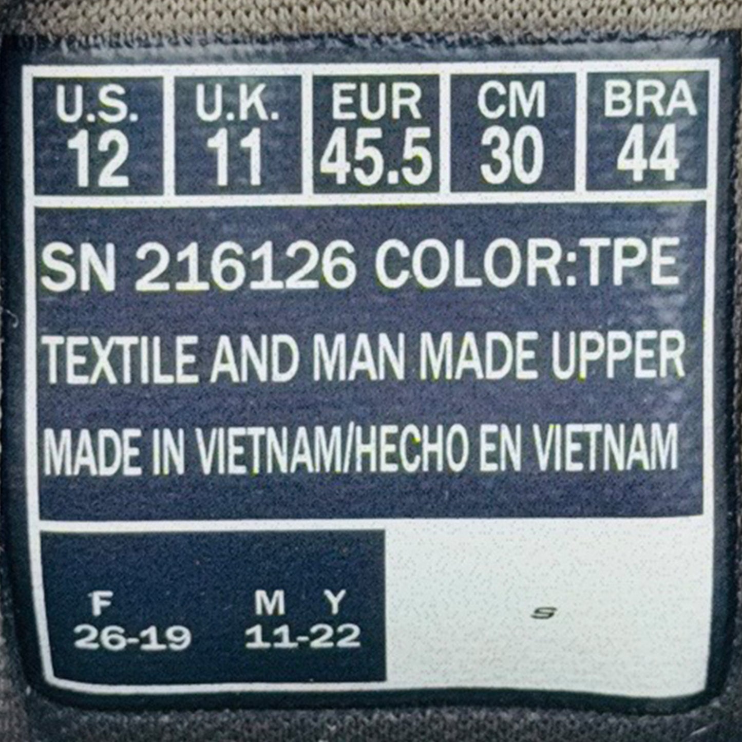 Skechers GoWalk Arch Fit-Grand Select Shoes (Size 45.5/46) - 216126 TPE