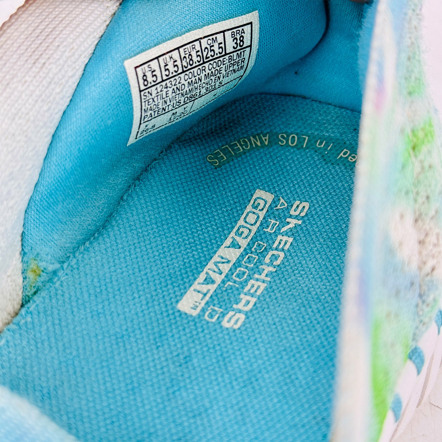 Skechers GOwalk Smart Popsicle Fun Shoes (Size 38.5) - 124322 BLMT