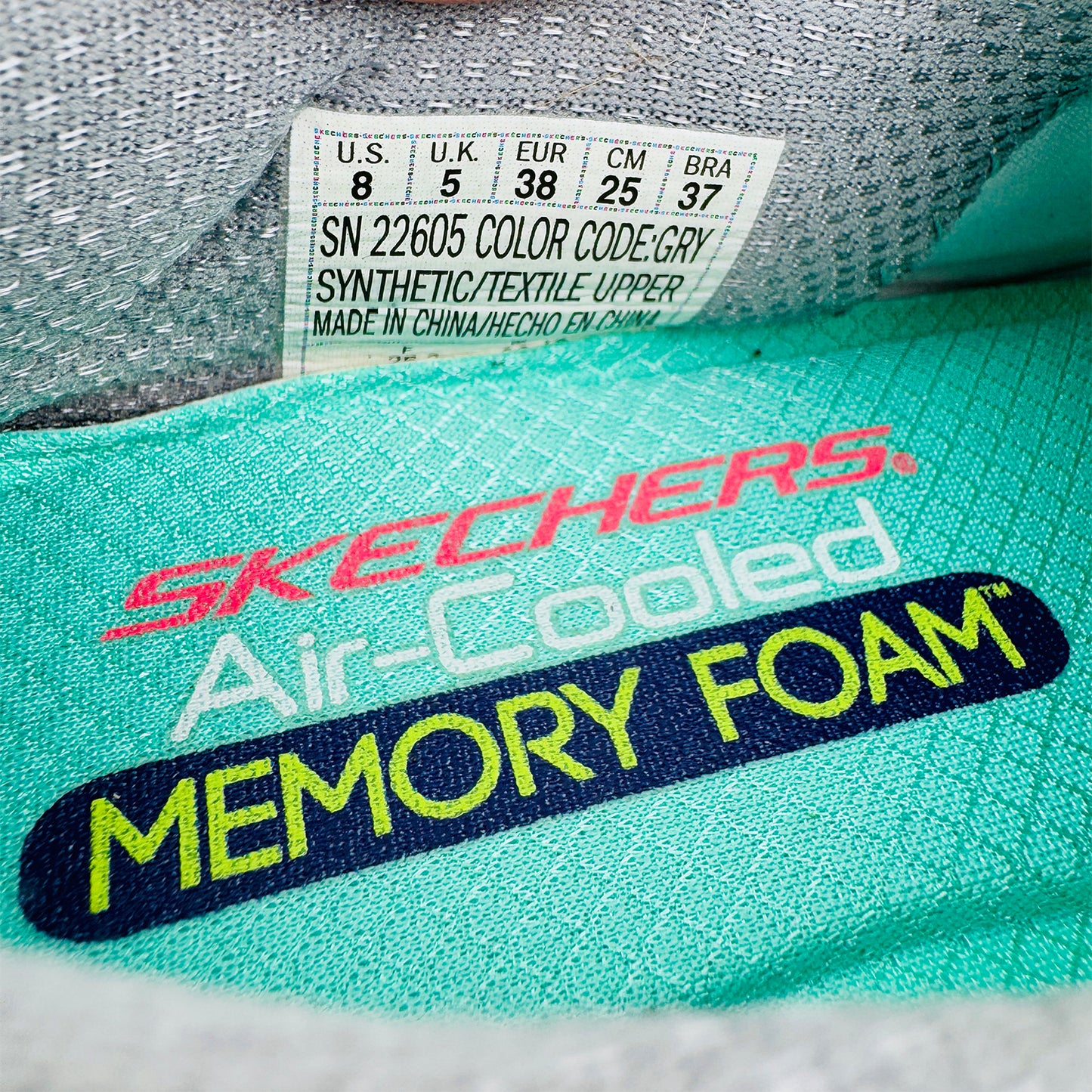 Skechers Gratis Hit It Big Running Shoes (Size 38) - 22605 GRY