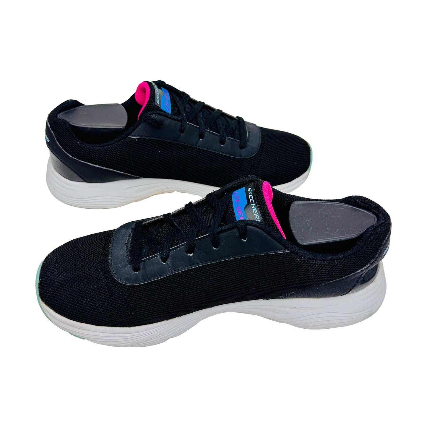 Skechers Lightweight Low Top Shoes (Size 38.5) - 56070R BKMT
