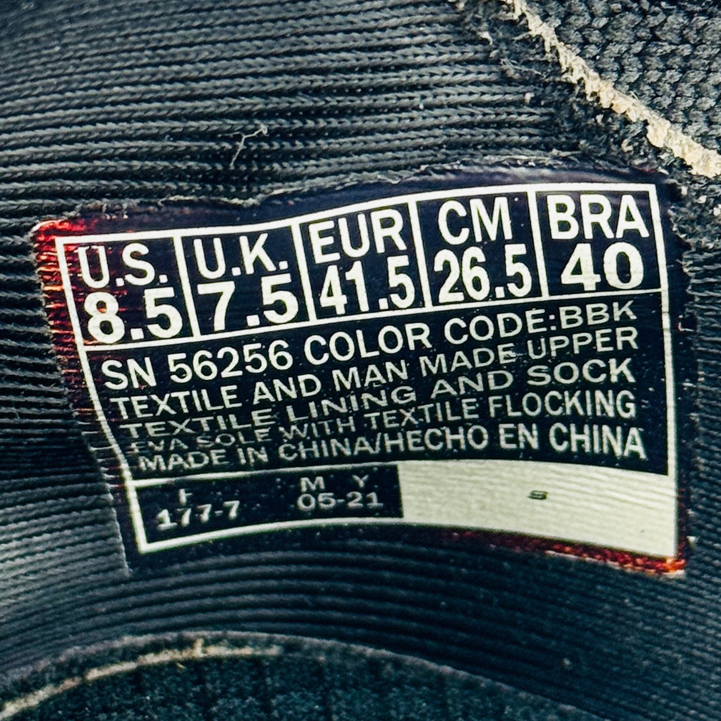 Skechers Memory Foam Mesh Knit Bungee Shoes (Size 41.5/42) - 56256 BBK