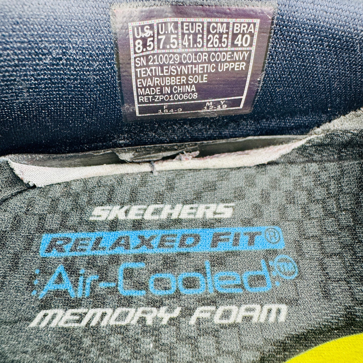 Skechers Men's Low Profile Shoes (Size 41.5) - 210029 NVY