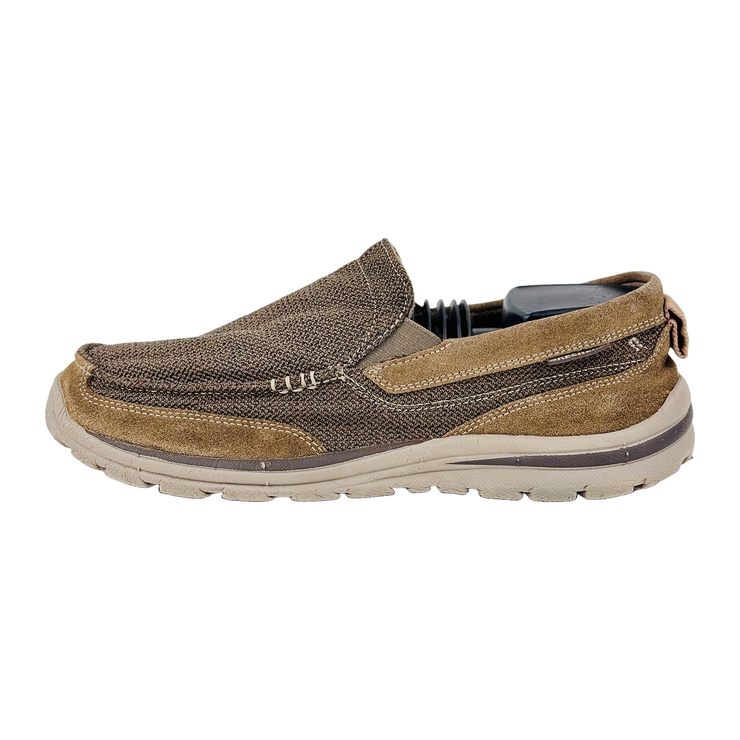 Skechers Men's Relaxed Fit Superior - Milford Shoes (Size 41.5) - 64365 LTBR