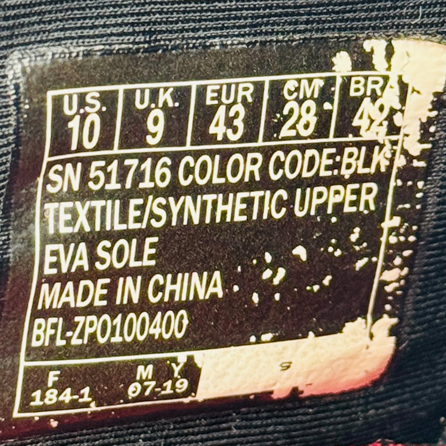 Skechers Monster Kyreko Shoes (Size 43/43.5) - 51716 BLK