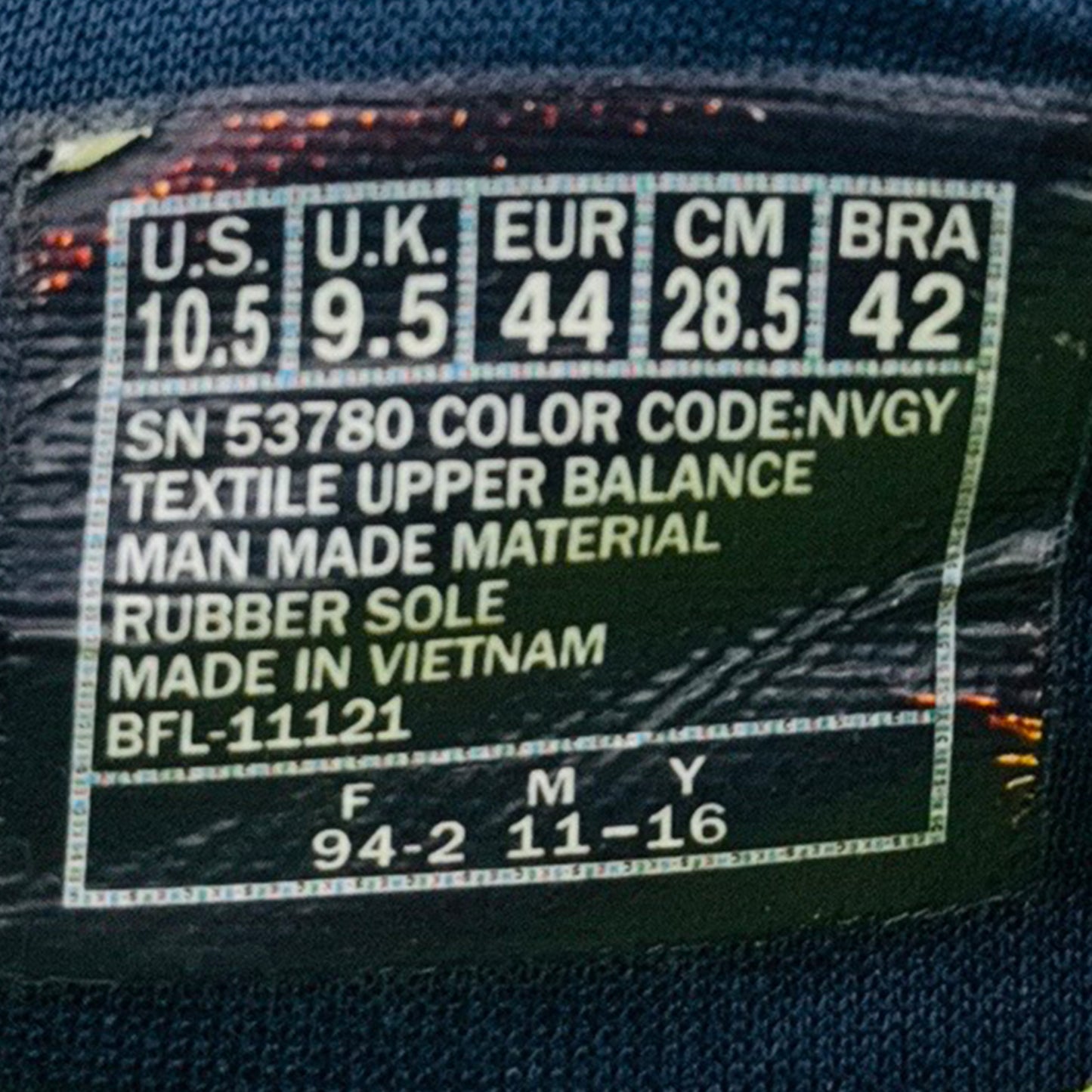 Skechers On The Go Slip On Shoes (Size 44) - 53780 NVGY