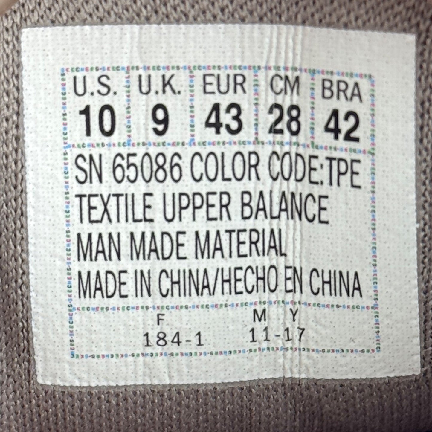 Skechers Relaxed Fit Expected Gomel Shoes (Size 43) - 65086 TPE