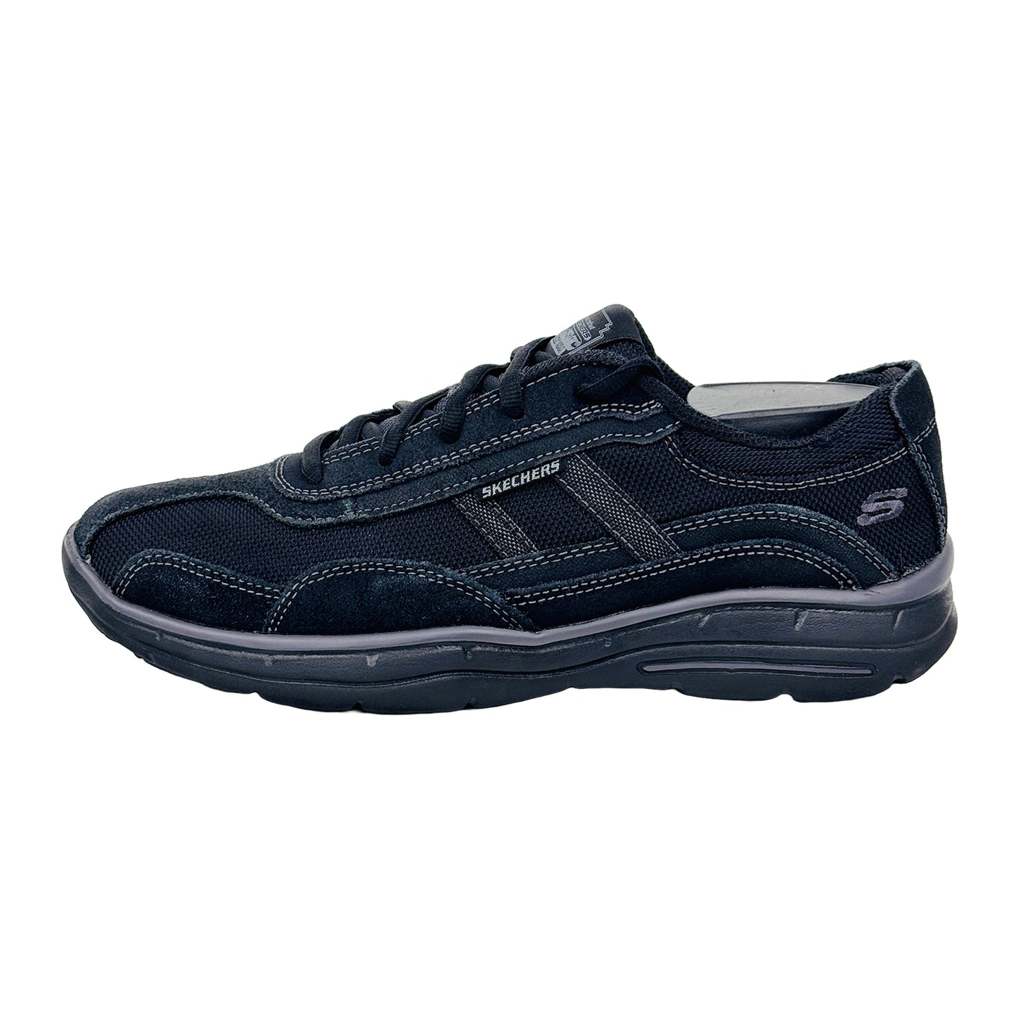 Skechers Relaxed Fit Gel Infused Shoes (Size 41/41.5) - 64638 BBK