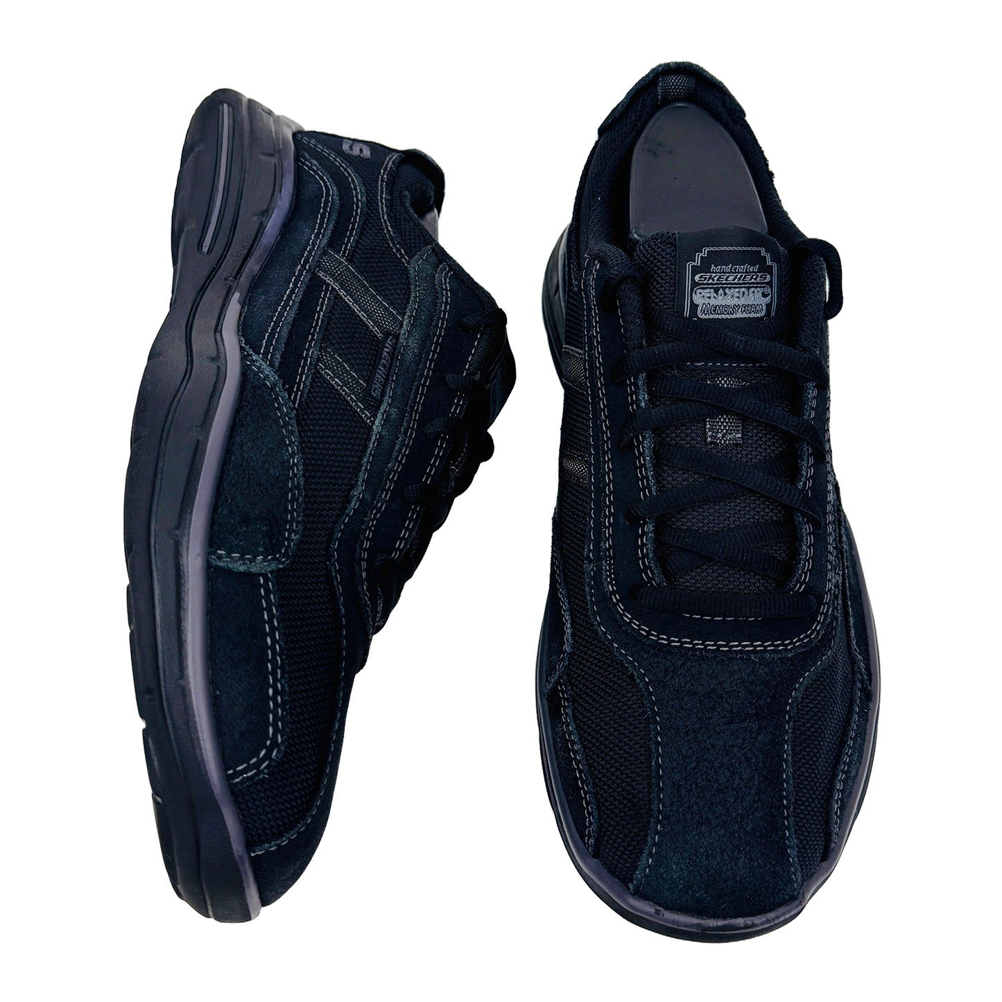 Skechers Relaxed Fit Gel Infused Shoes (Size 41/41.5) - 64638 BBK