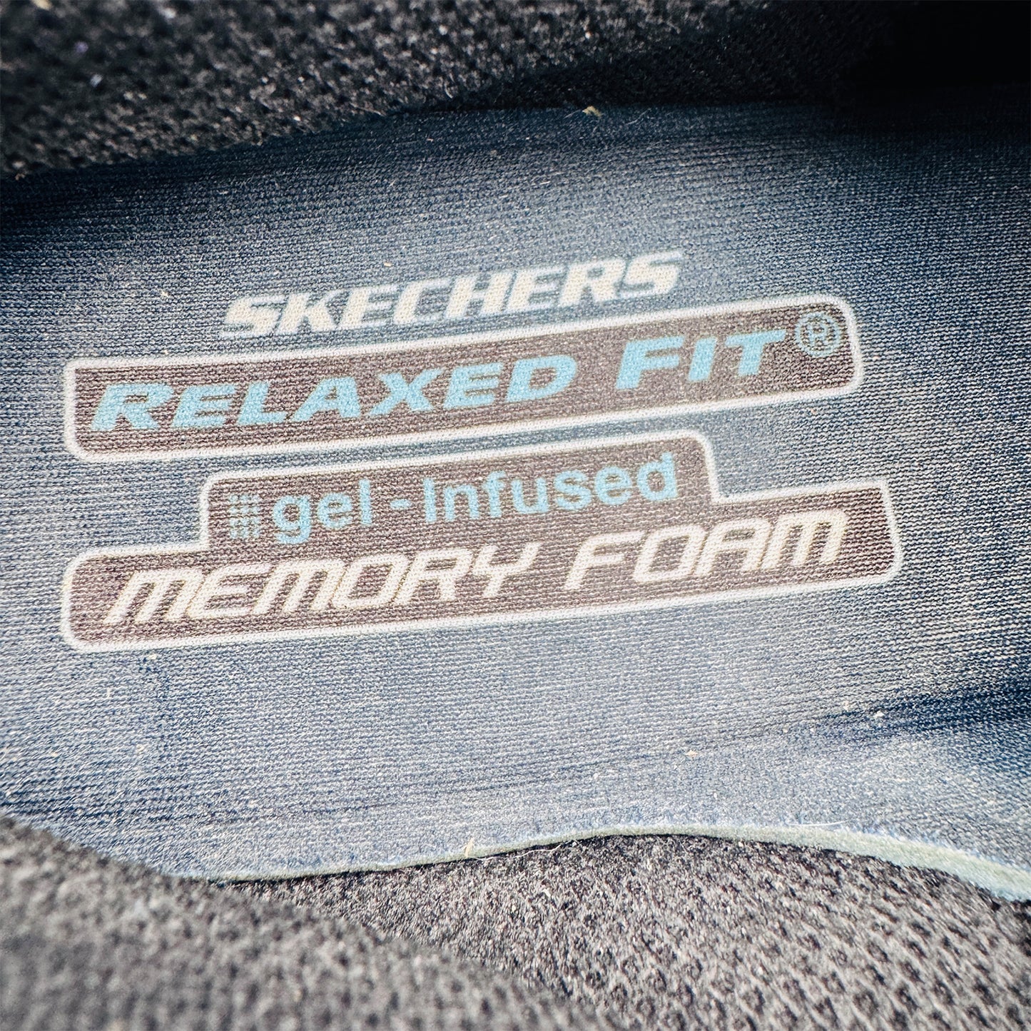 Skechers Relaxed Fit Gel Infused Shoes (Size 41/41.5) - 64638 BBK