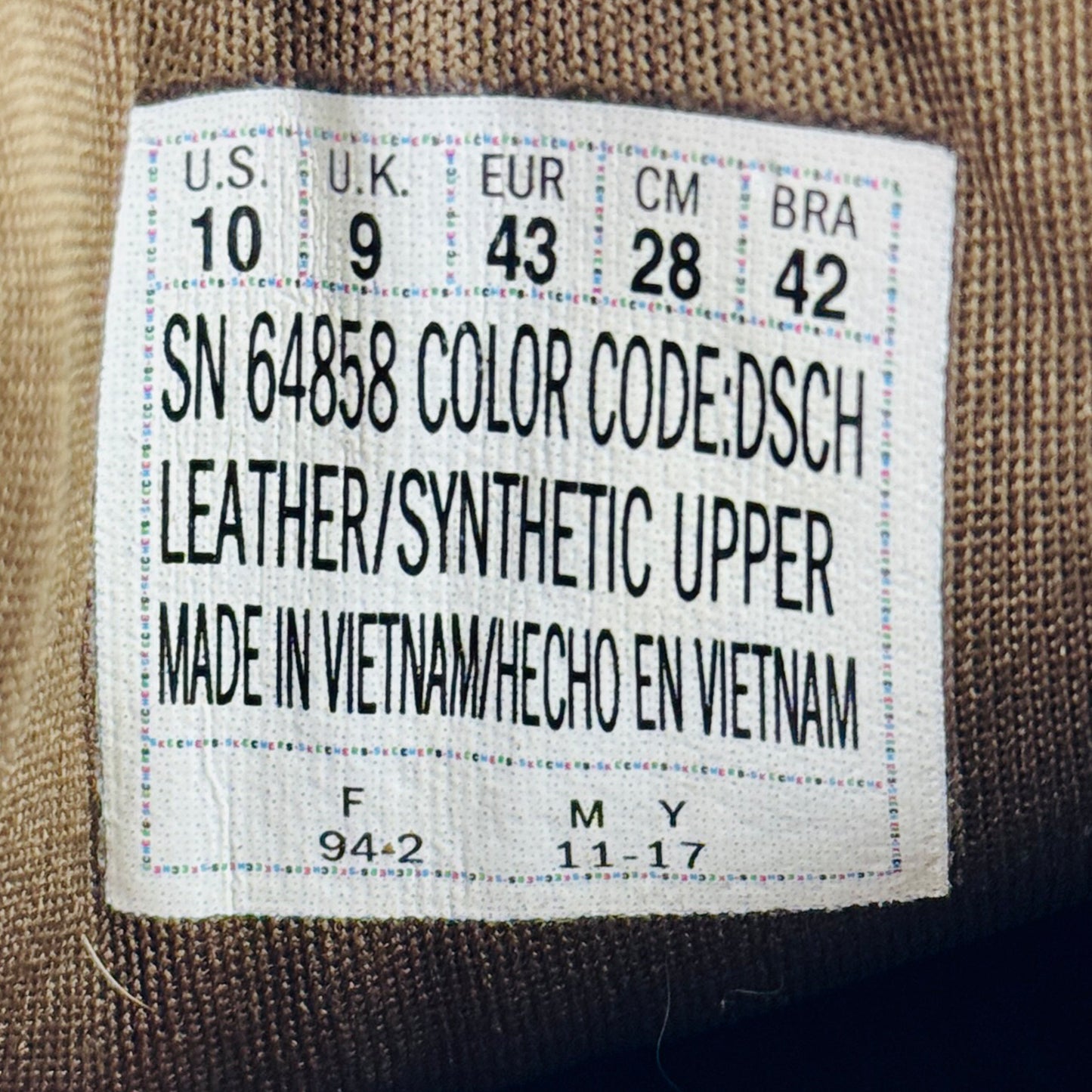 Skechers Relaxed Fit: Harper Forde Shoes (Size 43/43.5) - 64858 DSCH