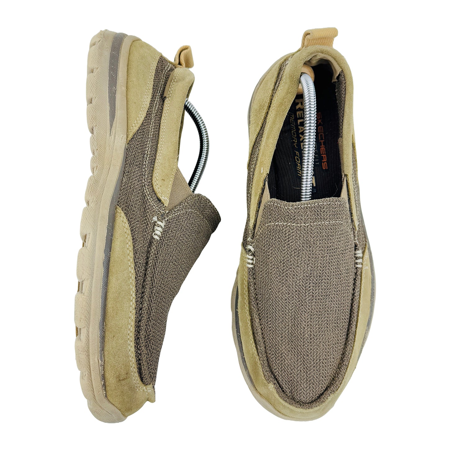 Skechers Relaxed Fit Superior Milford Shoes (Size 45.5) - 64365EWW LTBR