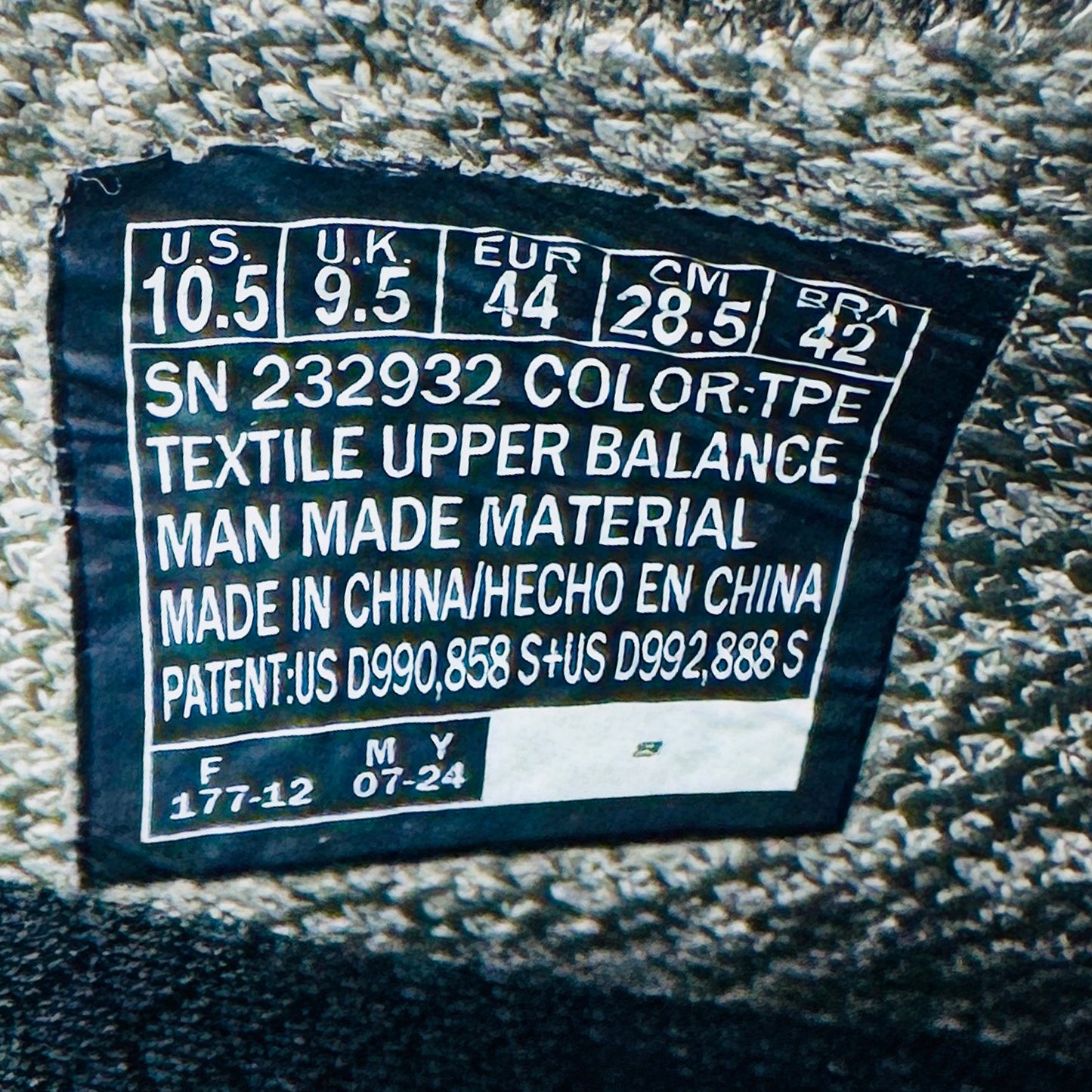 Skechers RF Edgeride-Raygo Shoes (Size 44) - 232932 TPE