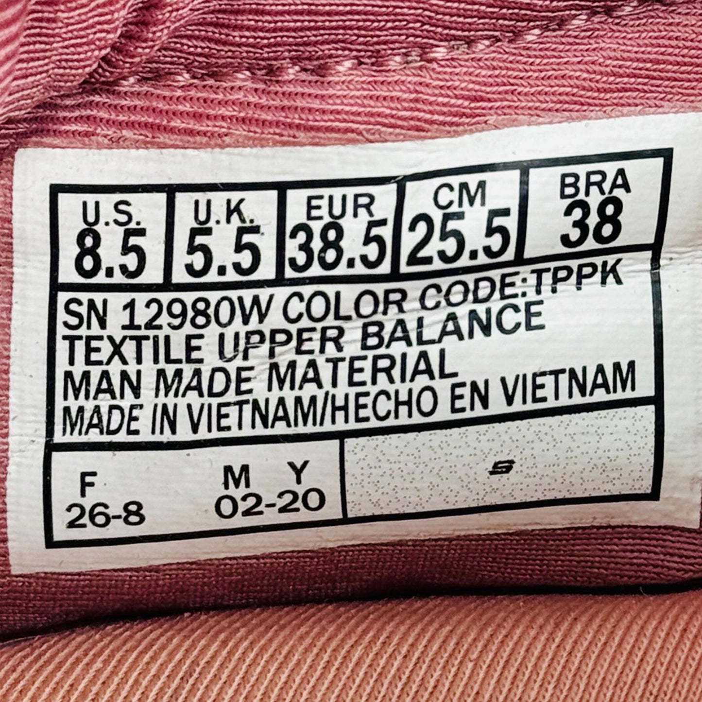 Skechers Summit Shoes (Size 38.5) - 12980W TPPK