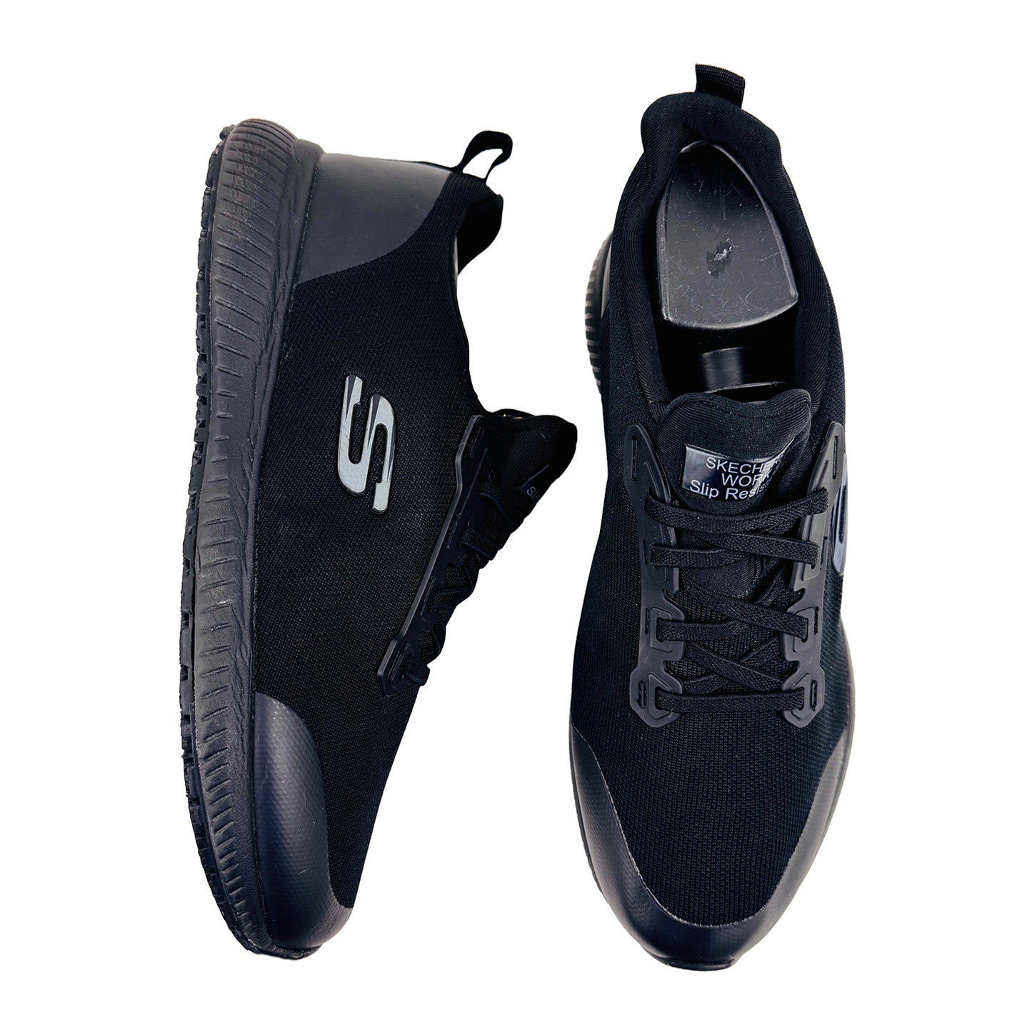 Skechers Work Squad Slip Resistant Shoes (Size 39/39.5) - 77222 BLK