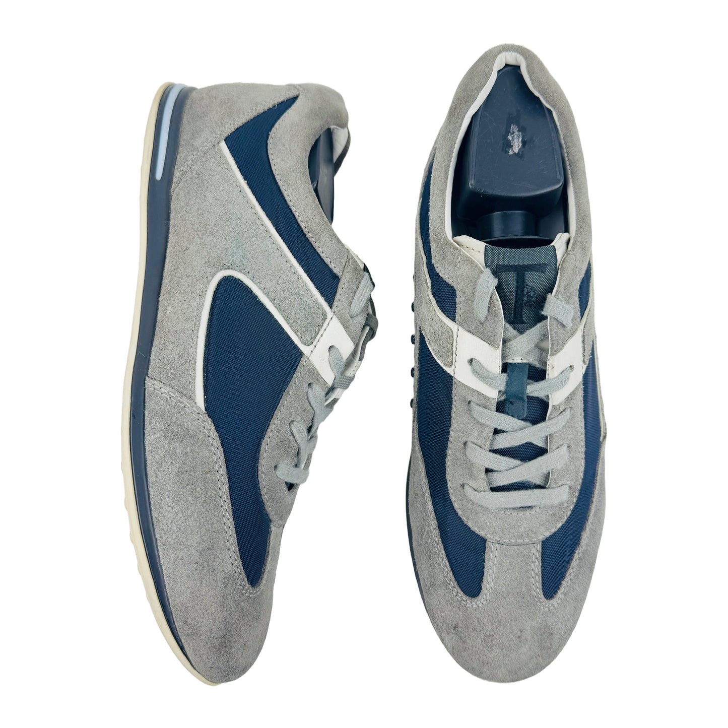 Tod's Men's Gray/Blue Sneaker Shoes (Size 42.5/43)