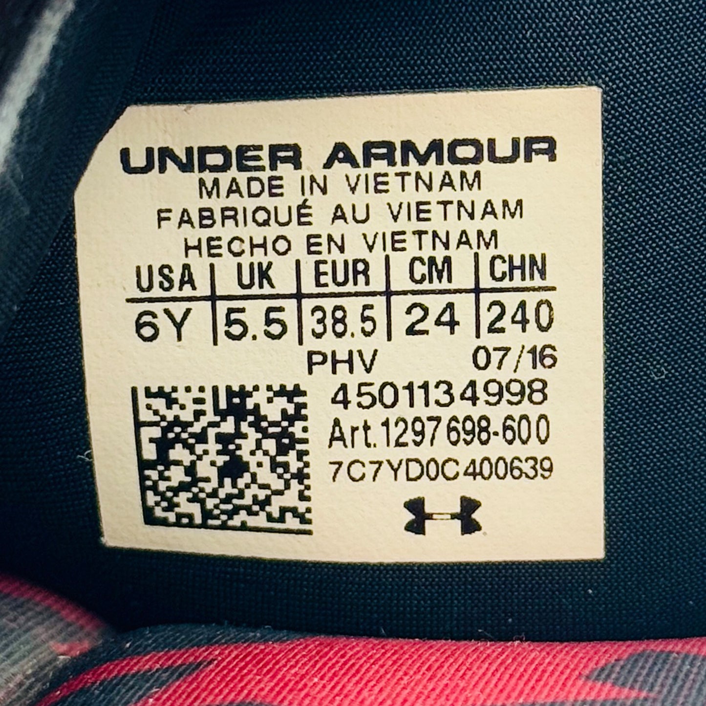 Under Armour 4D Foam Slides (Size 38.5/39.5)