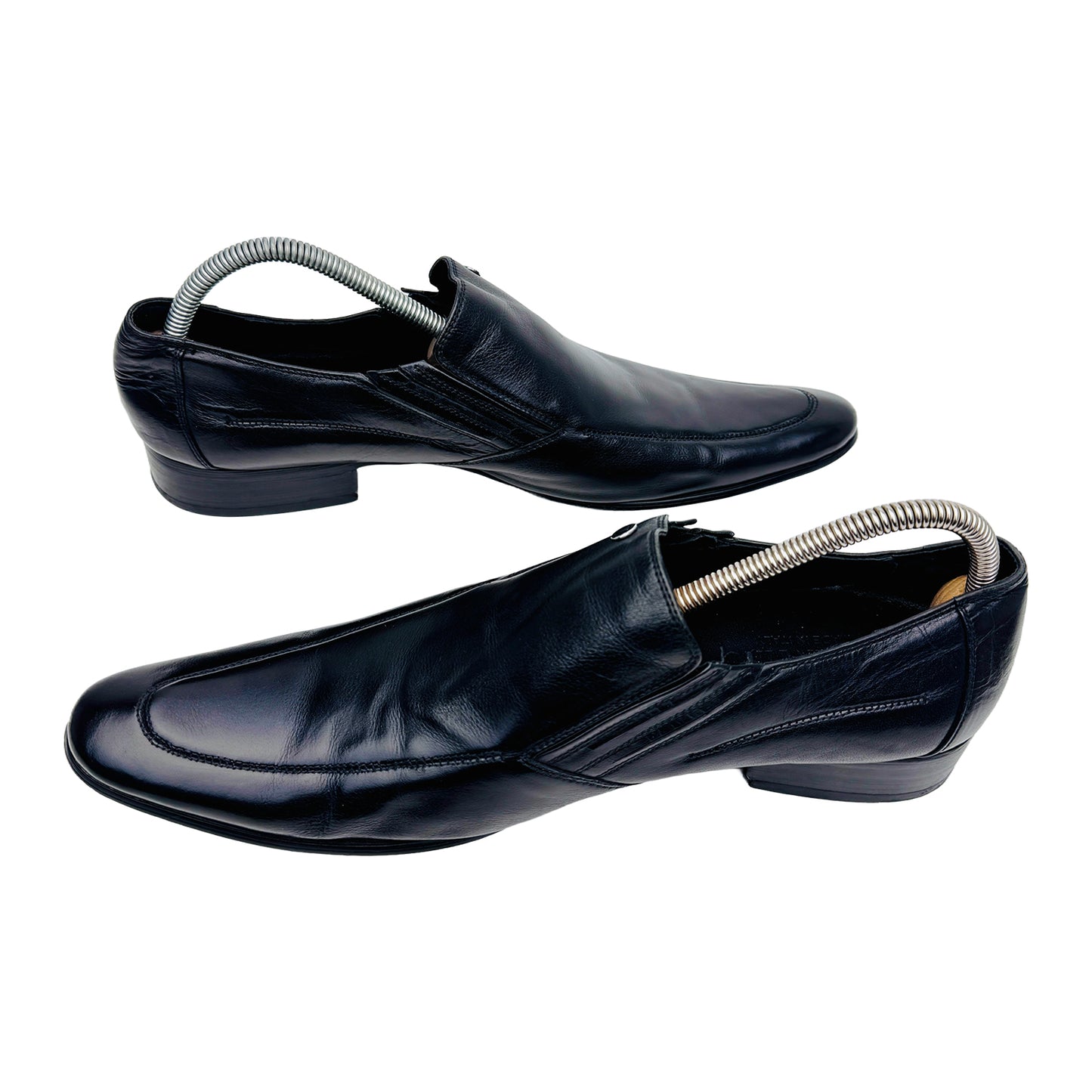 Valentino Men's Black Leather Dress Shoes (Size 44)