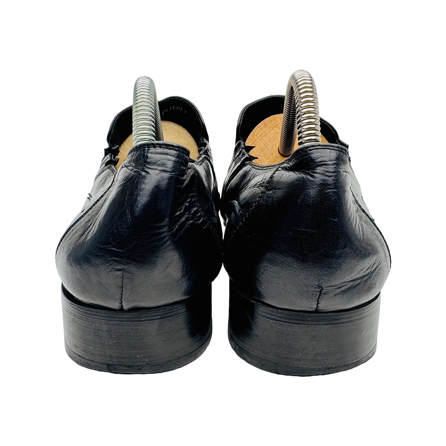 Valentino Men's Black Leather Dress Shoes (Size 44)