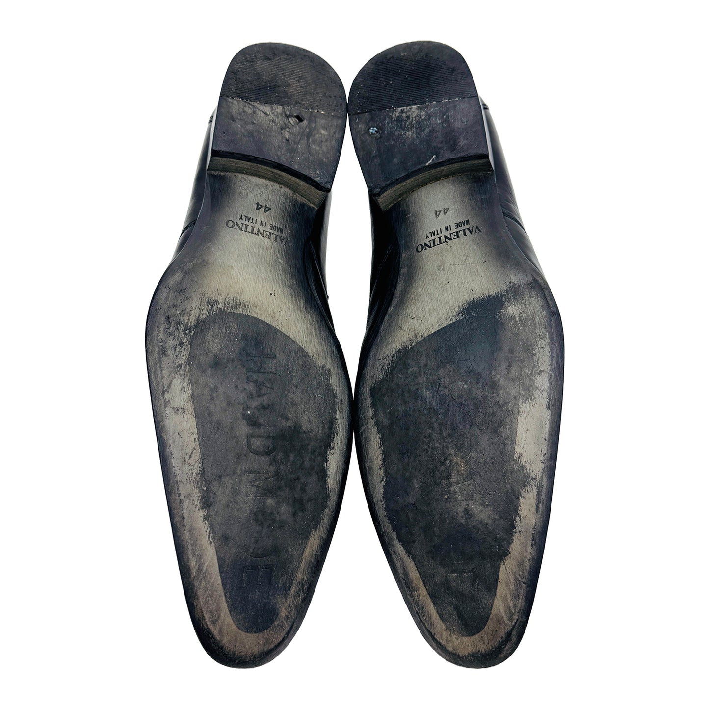 Valentino Men's Black Leather Dress Shoes (Size 44)