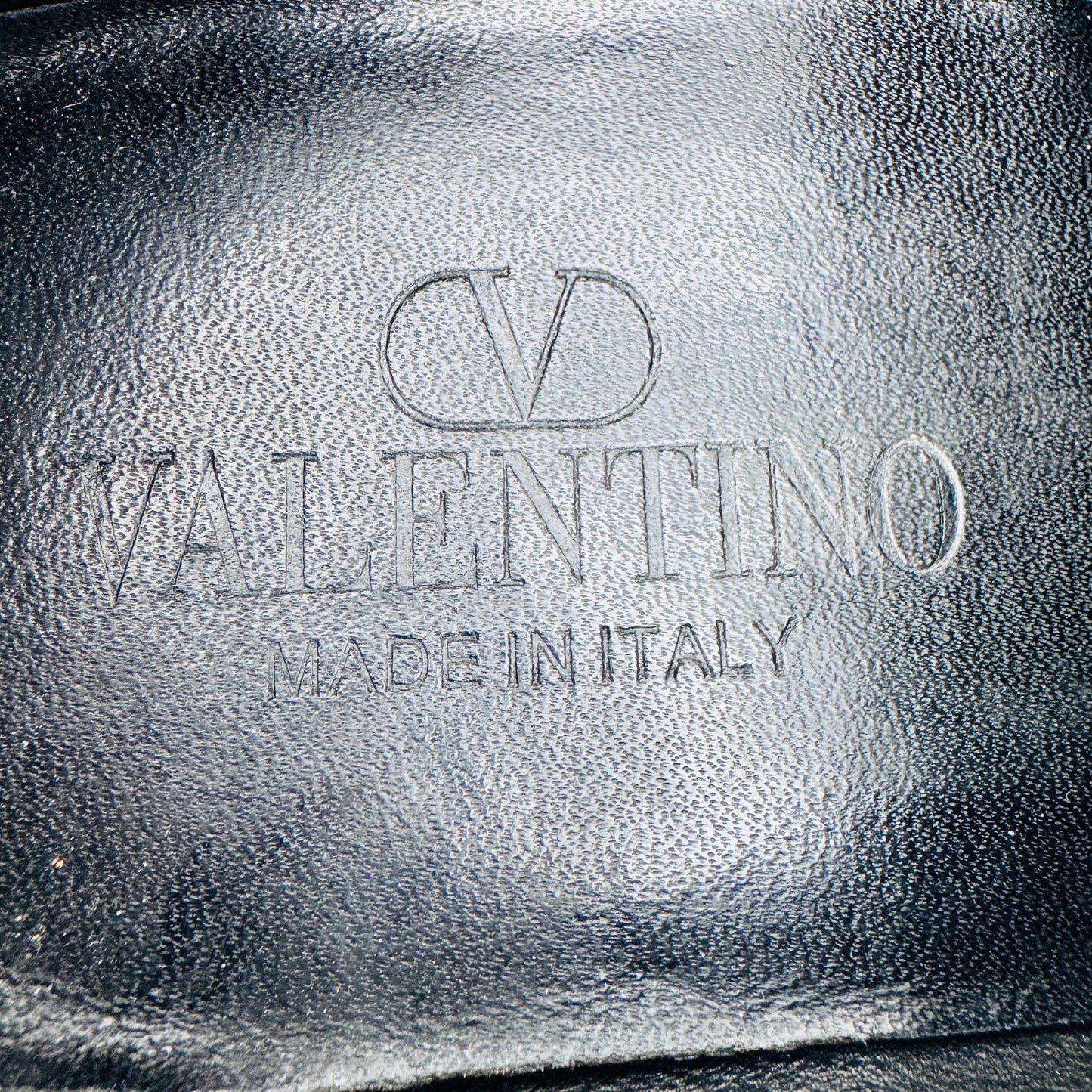 Valentino Men's Black Leather Dress Shoes (Size 44)