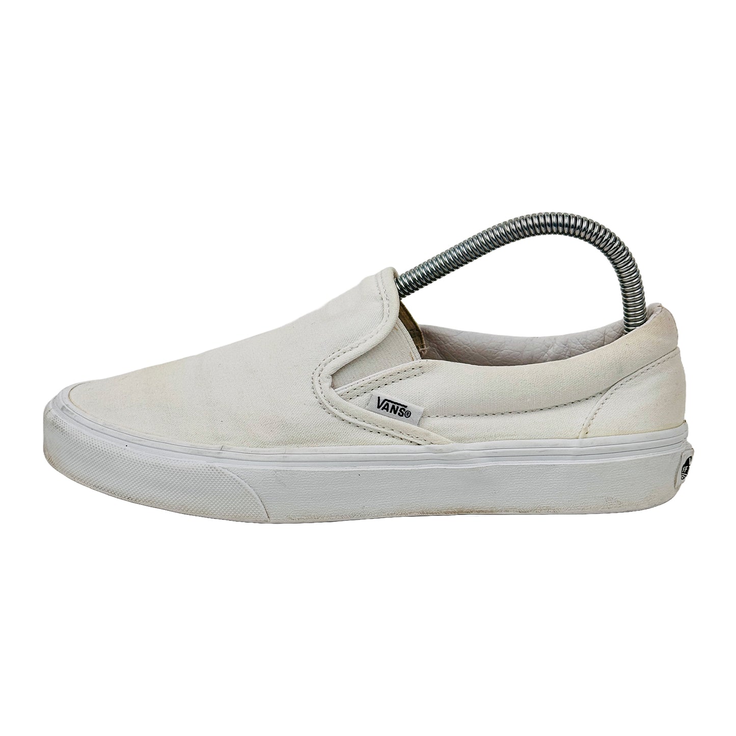 Vans Classic Slip On White Shoes (Size 39)