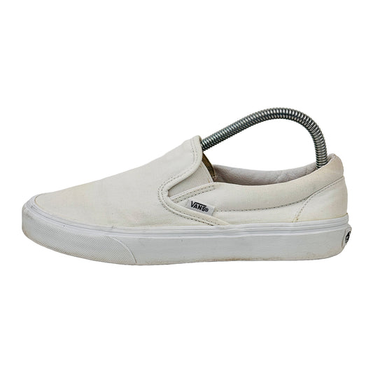 Vans Classic Slip On White Shoes (Size 39)