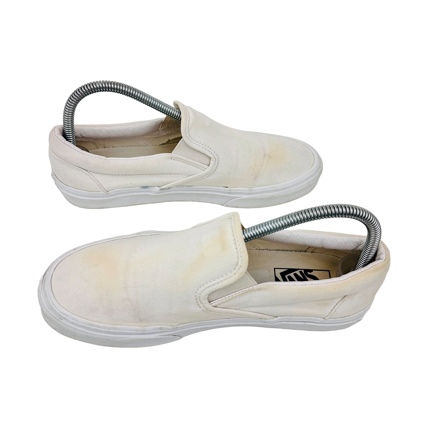 Vans Classic Slip On White Shoes (Size 39)