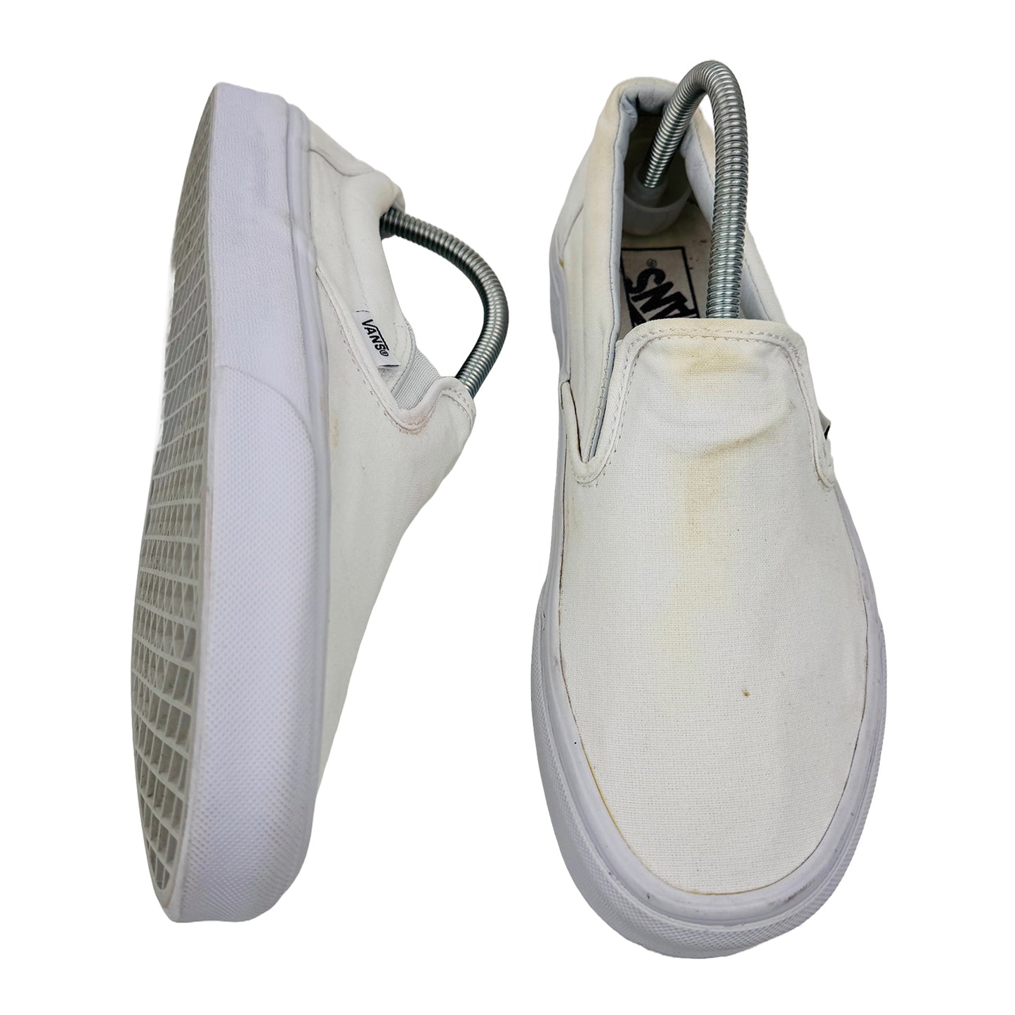 Vans Classic White Slip On Shoes (Size 42) - 508182