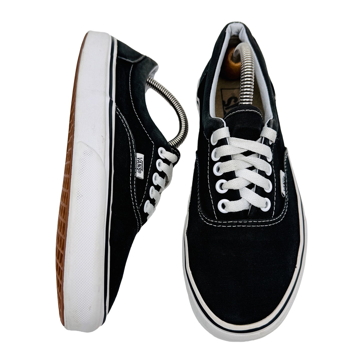Vans Off The Wall Black Low Sneaker Shoes (Size 39) - 721356
