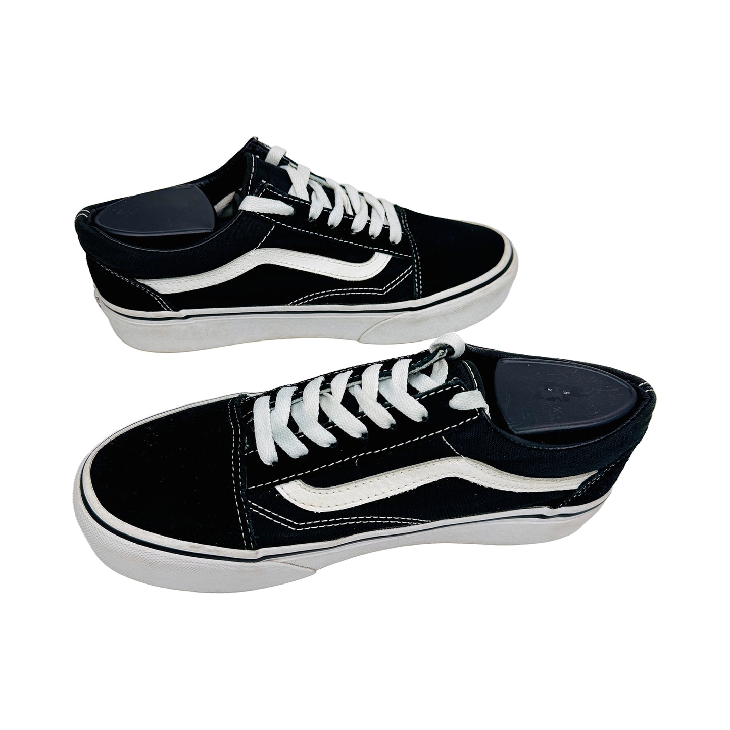 Vans Off The Wall Black/White Low Sneaker Shoes (Size 38) - 721356