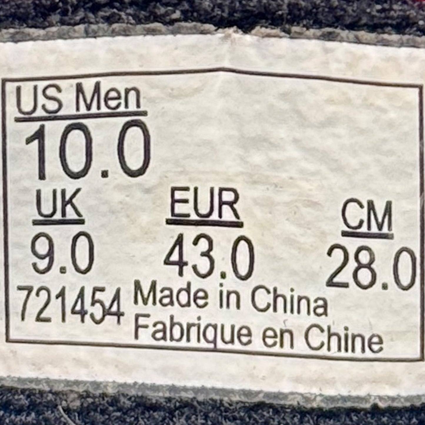 Vans Old School Low Cut Sneaker Shoes (SIze 43) - 721454