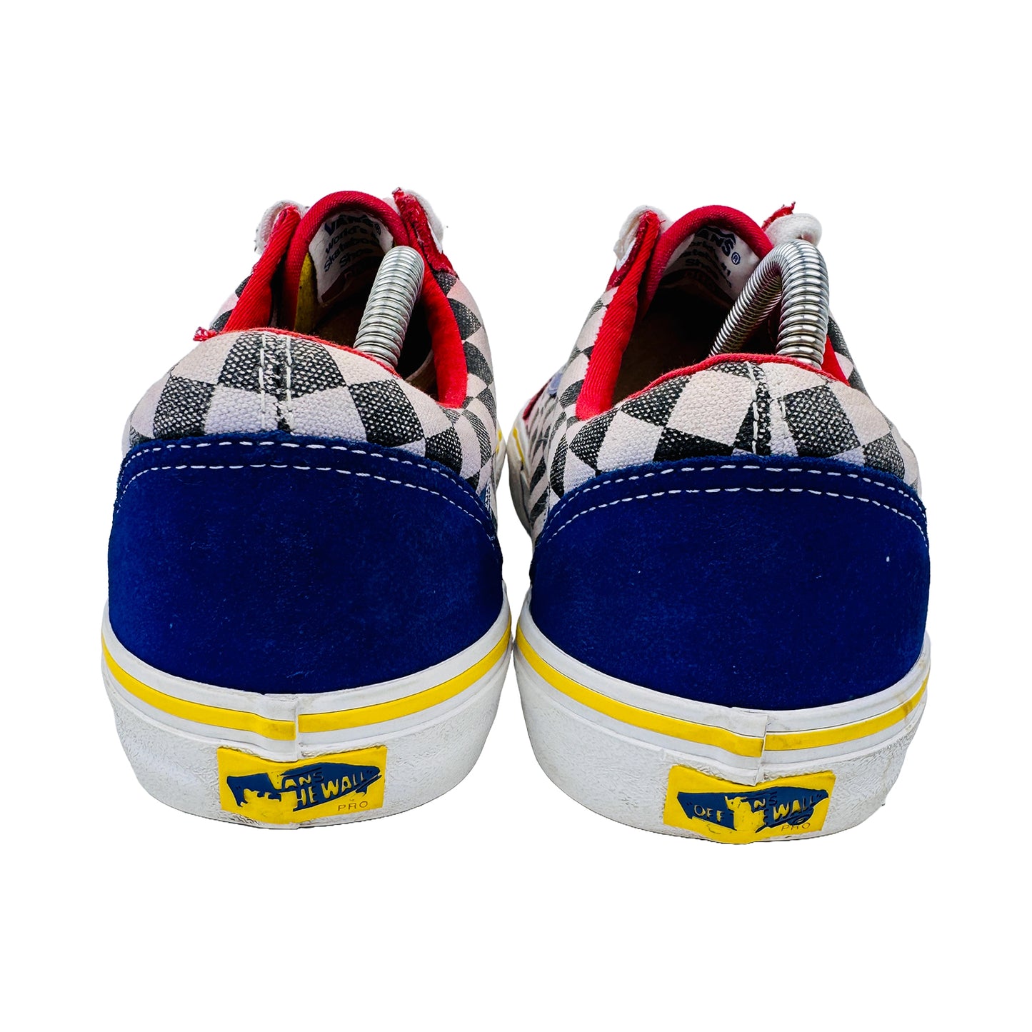 Vans Old Skool Pro Check Red Shoes (Size 44.5) - 500714