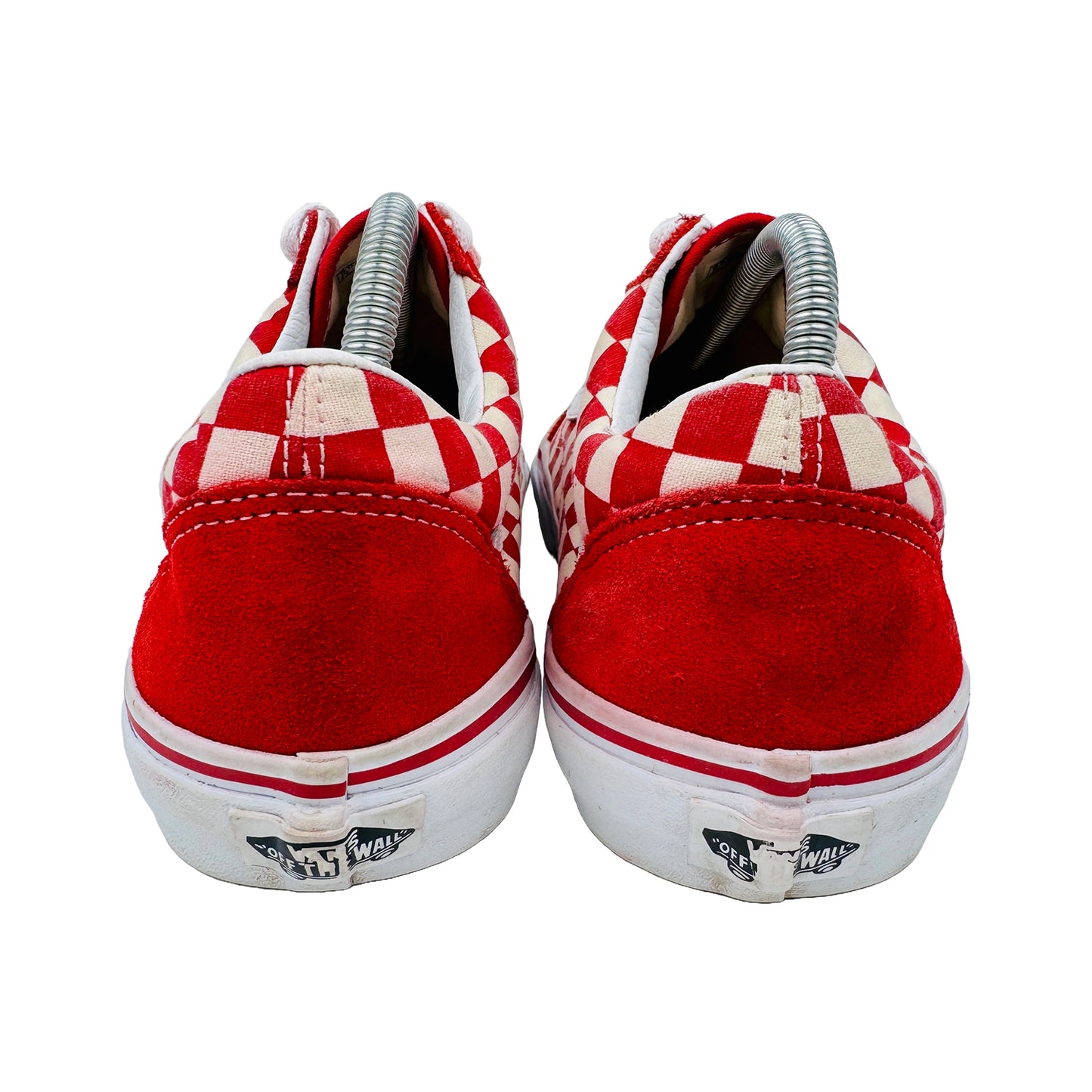 Vans Old Skool Red Check Sneaker Shoes (Size 42) - 751505