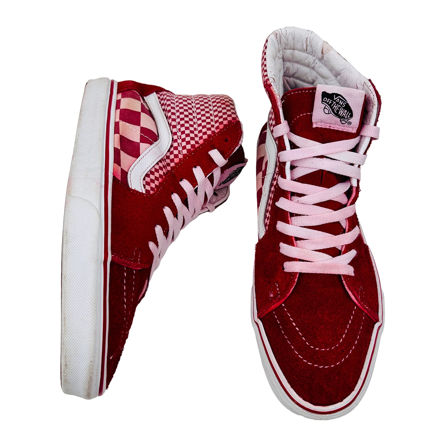 Vans Sk8-Hi Mix Checker Shoes (Size 43)